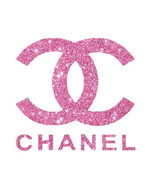 pink coco chanel logo